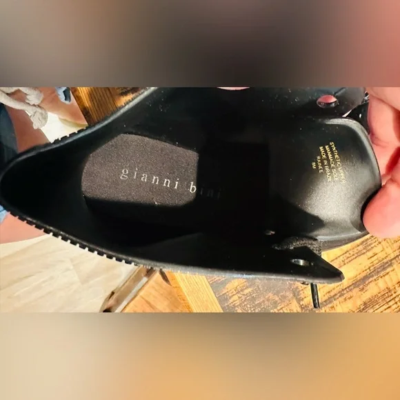 GIANNI BINI BLACK LUG SOLE CHUNKY COMBAT RUBBER RAIN BOOT WITH LACES - Picture 5 of 11